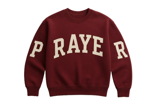 Prayer Varsity Crewneck